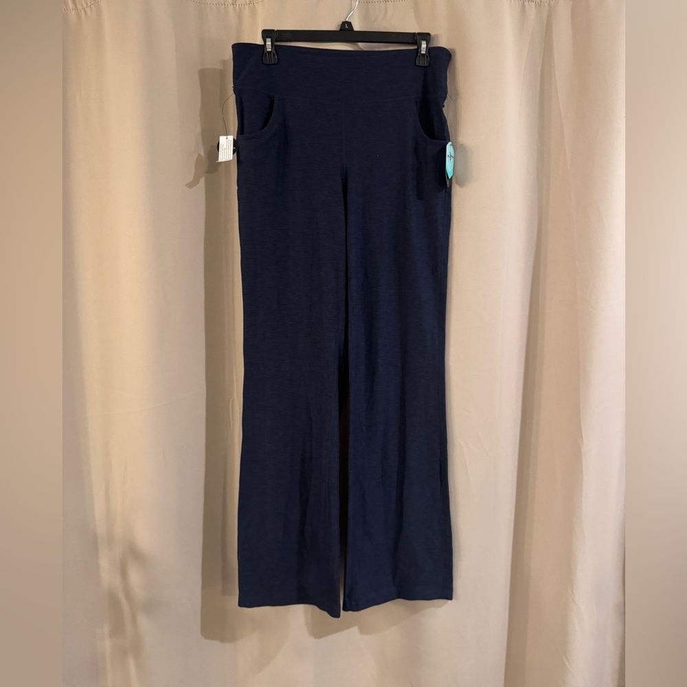 Women's NWT Rise Navy Wide-Leg Pants